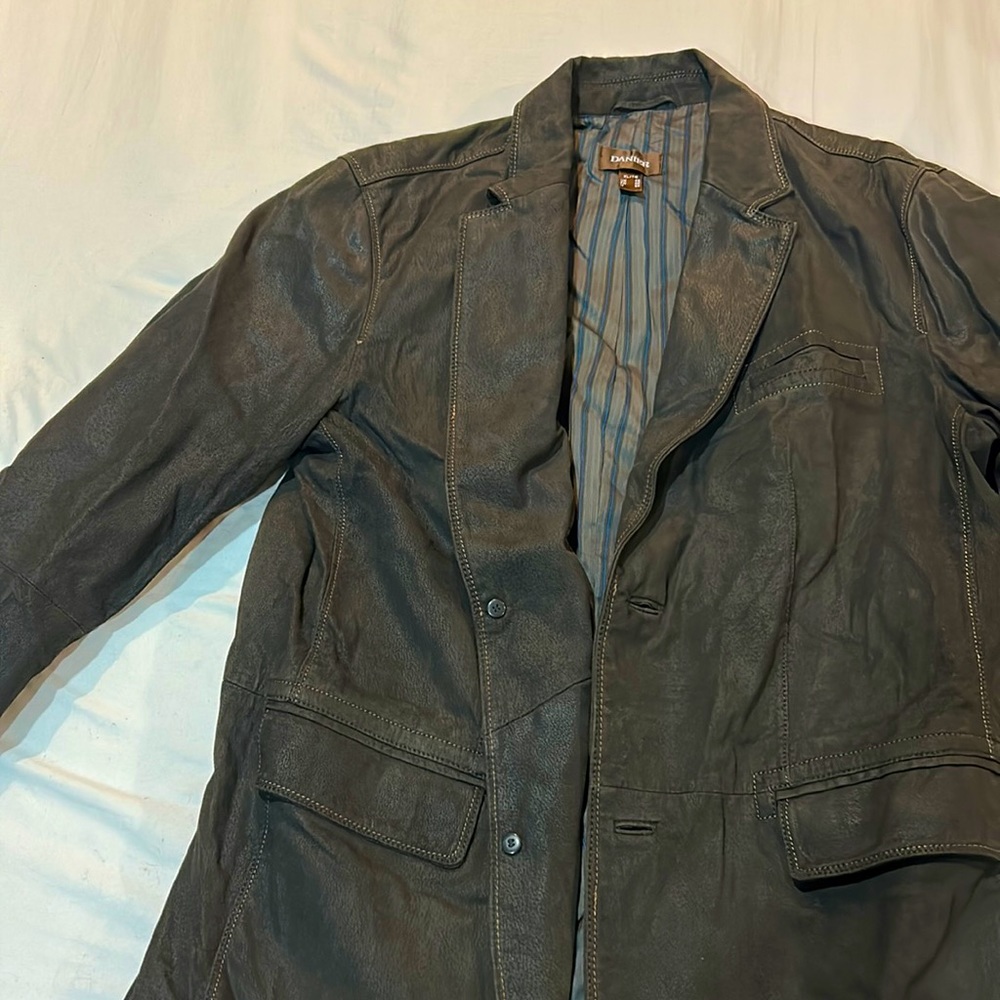 Vintage Danier textured leather jacket